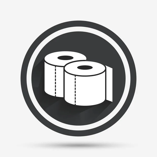 Toilettenpapier-Symbol. — Stockvektor
