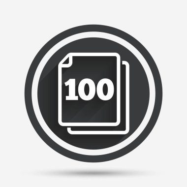 Paketinde 100 adet simge imzalamak.. 