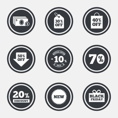 Satış iskontoları simgesi