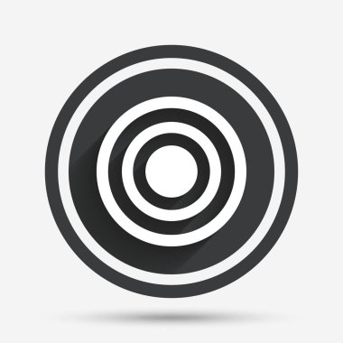 hedef hedef işareti simgesi