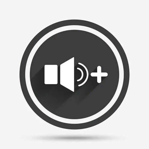 Volume louder icon — Stock Vector