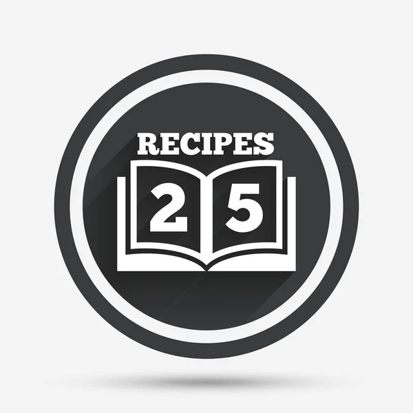 Cookbook sign icon. — Stock Vector