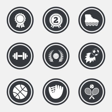 Spor oyunları Icons set