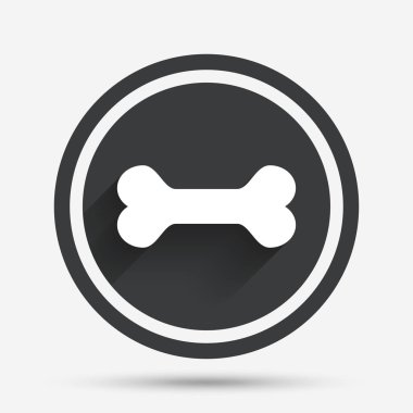 köpek kemik işareti simgesi.