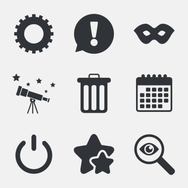 Dişli Dişli simgeler.