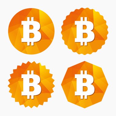bitcoin işareti simgesi
