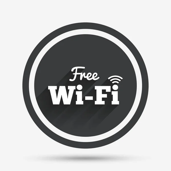 Segnale wifi gratuito. Simbolo Wifi . — Vettoriale Stock