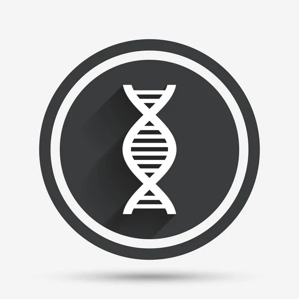 DNA sign icon. — Stock Vector