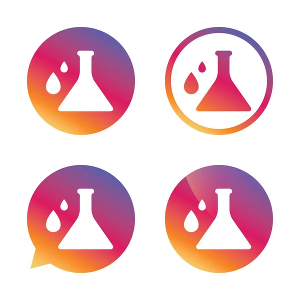 Chemie teken pictogram. — Stockvector