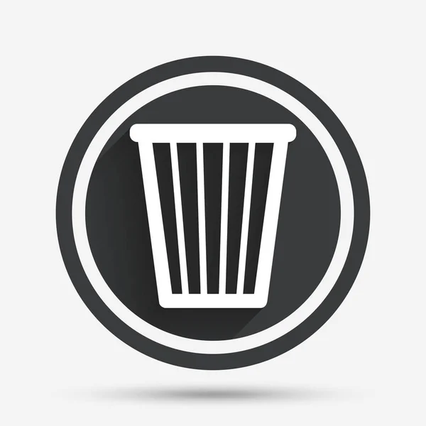 Recycle bin sign icon. — Stock Vector