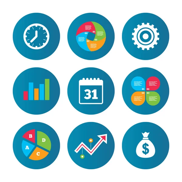 Gráfico circular de negocios — Archivo Imágenes Vectoriales