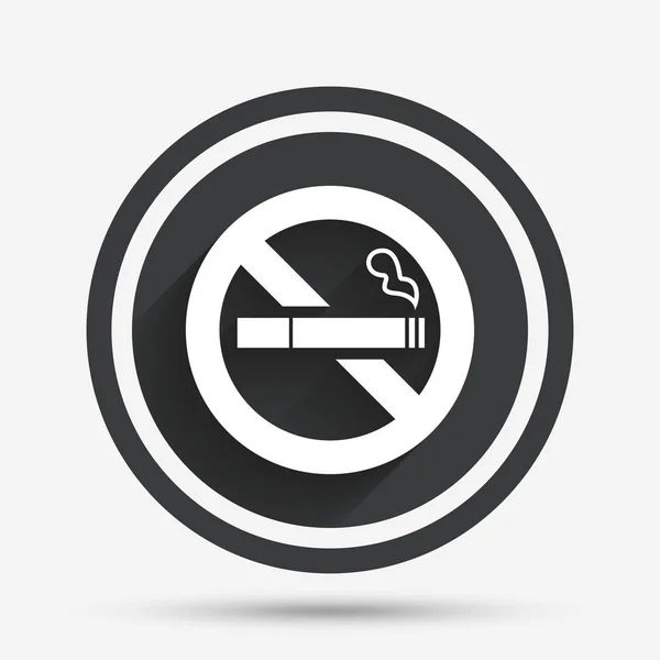 禁止吸烟标志图标 — 图库矢量图片