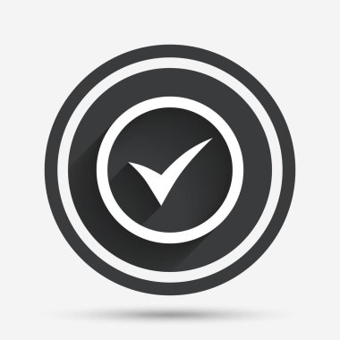 onay işareti işareti simgesi. 