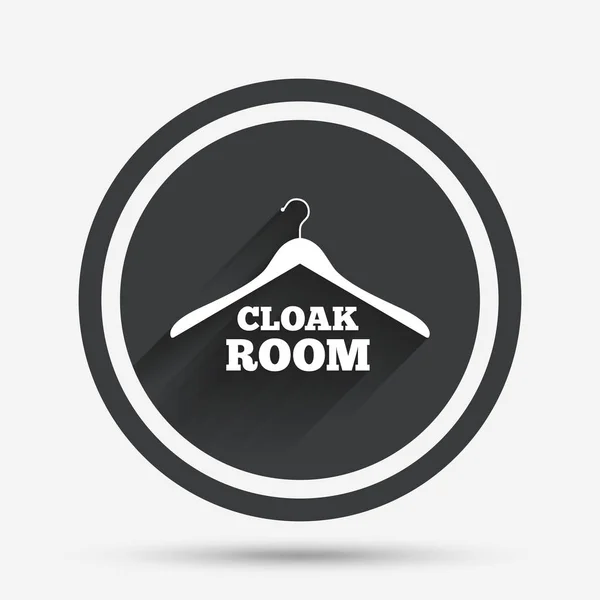 Cloakroom segno icona . — Vettoriale Stock