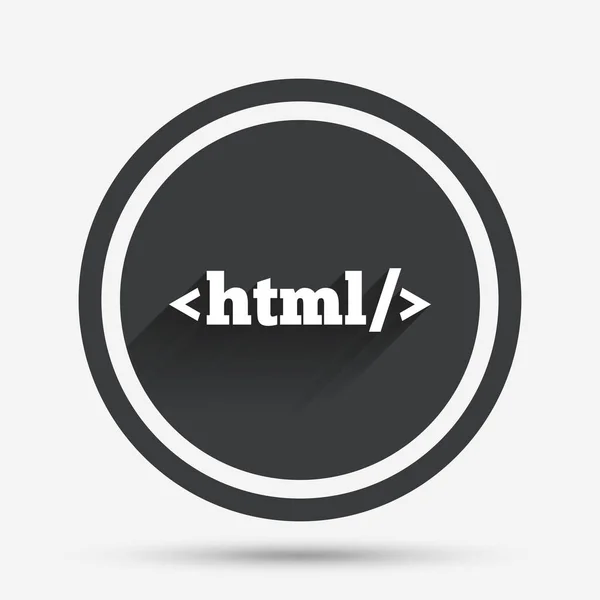Значок программирования HTML — стоковый вектор