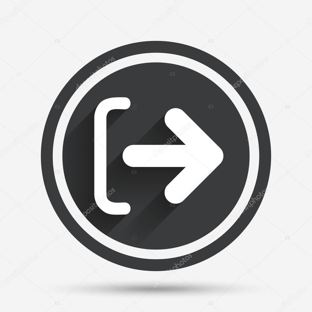 로그 아웃 로그인 아이콘. 스톡 벡터 - ©Blankstock 128961258