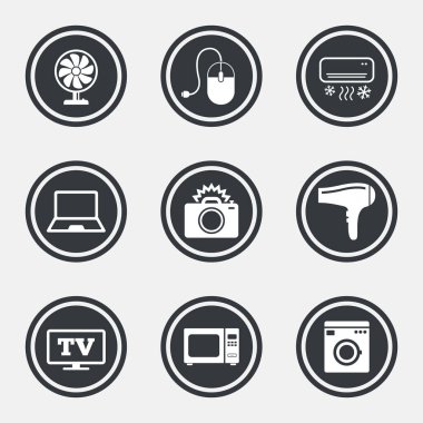Ev aletleri, aygıt simgeleri.