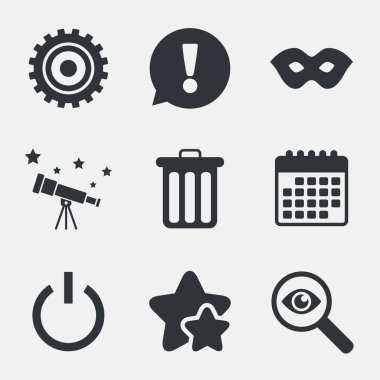 Dişli Dişli simgeler.