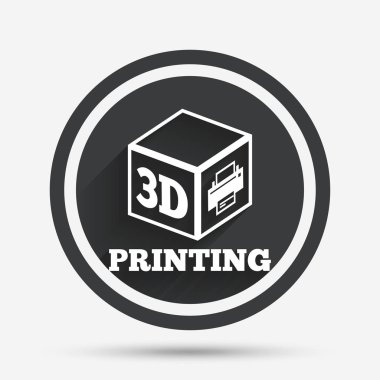 3D baskı işareti simgesi