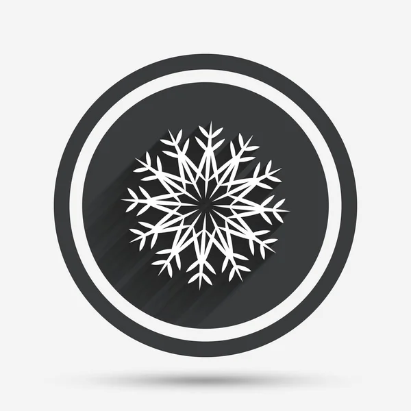 Εικονίδιο "καλλιτεχνική υπογραφή νιφάδα χιονιού". — Διανυσματικό Αρχείο