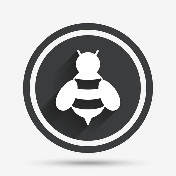 Signo de abeja icono — Archivo Imágenes Vectoriales