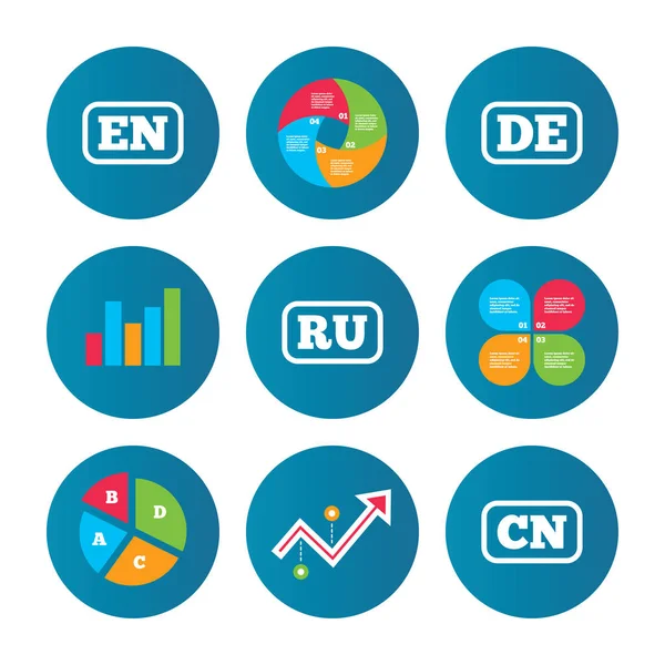 Plăcintă de afaceri diagramă — Vector de stoc