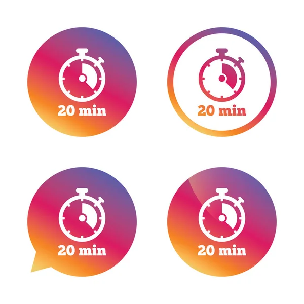 Timer sign icon. — Stock Vector
