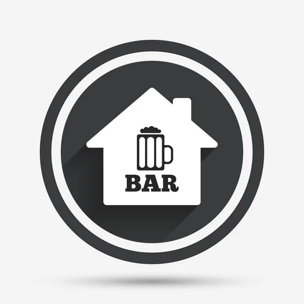 Panneau bar ou pub — Image vectorielle