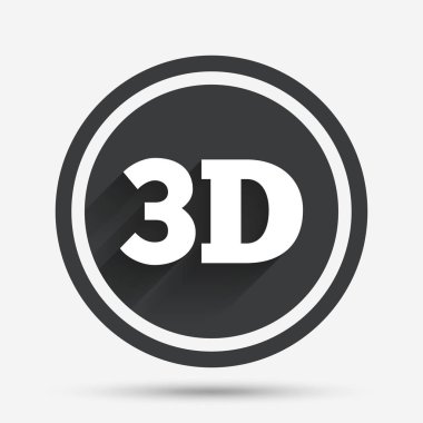 3D işareti simgesi.