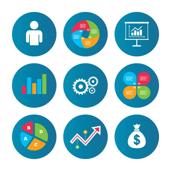 Gráfico circular de negocios — Archivo Imágenes Vectoriales