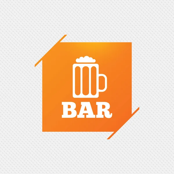 Bar ou icône Pub — Image vectorielle