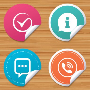 Yuvarlak Etiketler veya Web sitesi Banner