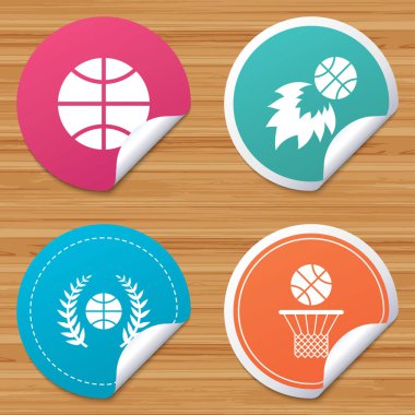 Yuvarlak Etiketler veya Web sitesi Banner