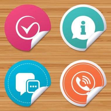 Yuvarlak Etiketler veya Web sitesi Banner