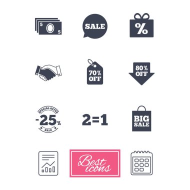 Satış iskontoları simgesi