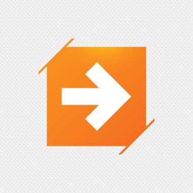 ok işareti simgesi. 