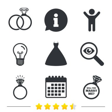 Düğün elbise simgesi.