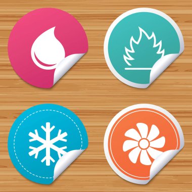 Yuvarlak Etiketler veya Web sitesi Banner