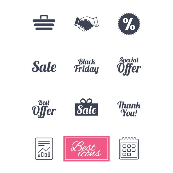 Sale discounts icon — Stock Vector