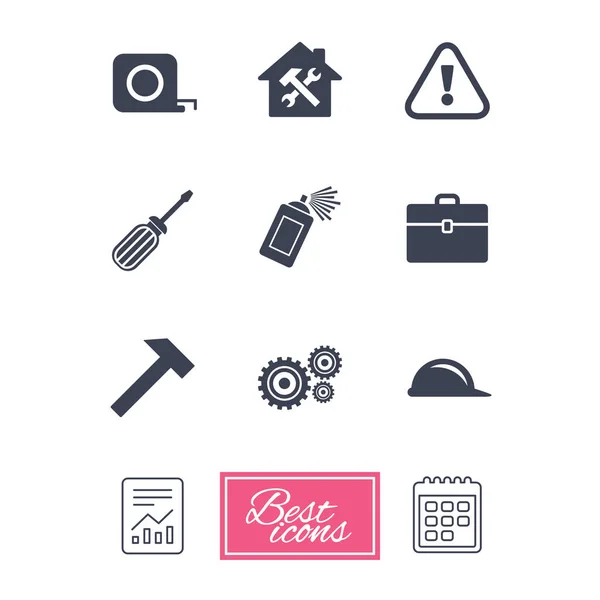 Repair, construction icons — Stock Vector