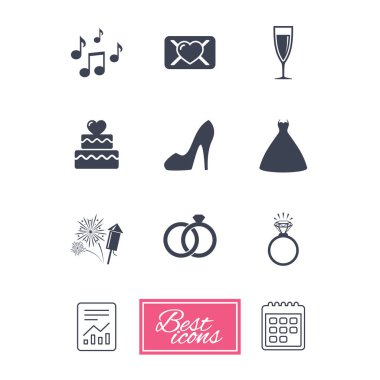 Düğün, nişan simgeler. 