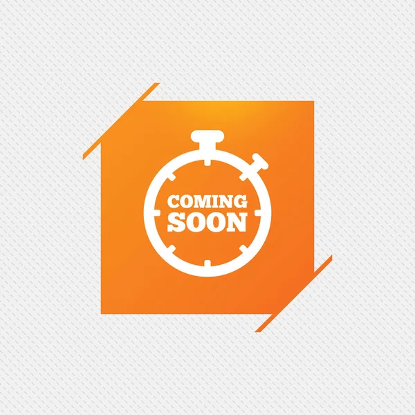 Coming soon icon — Stock Vector