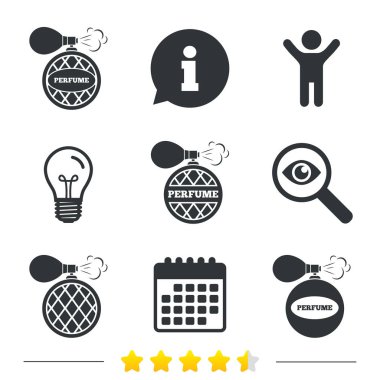 Parfüm şişesi Icons set