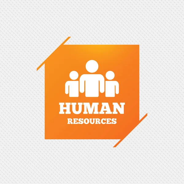 Human resources icon — Stock Vector