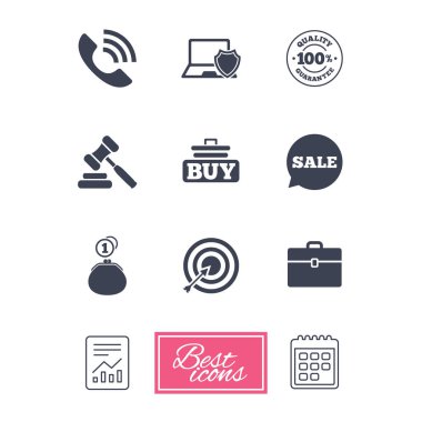 Çevrimiçi alışveriş simgeleri ayarlandı