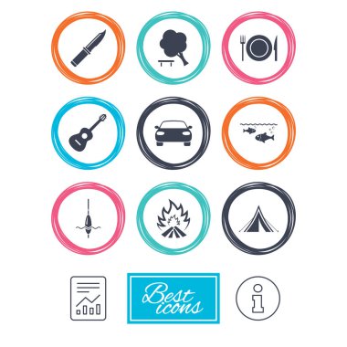 kamp simgeleri ayarlandı