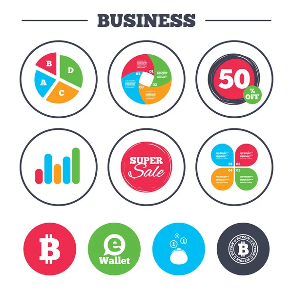 Business pie chart. — Stock Vector