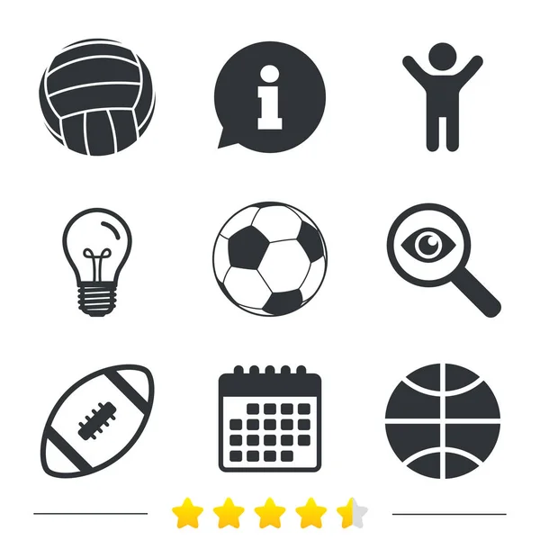 Conjunto de iconos deportivos — Vector de stock