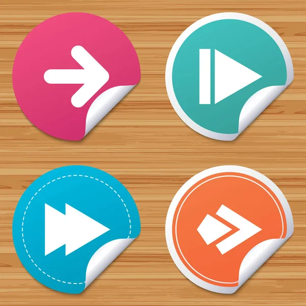 Arrow icons set — Stock Vector