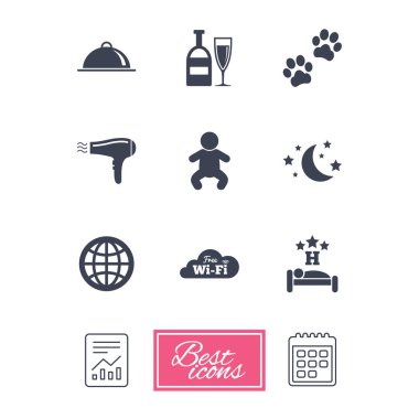 Otel, Oda Servisi simgeler